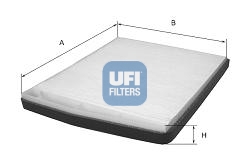 UFI Kabineluftfilter 5320500 for RENAULT