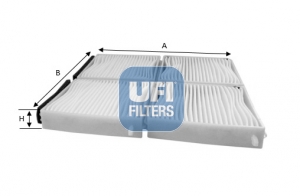 UFI Kabineluftfilter 5323500 for MAZDA