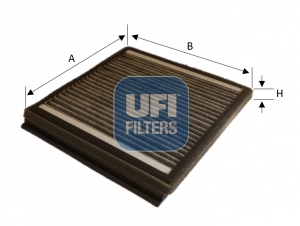 UFI Kabineluftfilter 5423500 for PEUGEOT CITROËN