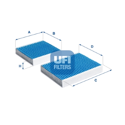 UFI Kabineluftfilter 3416400 for PEUGEOT