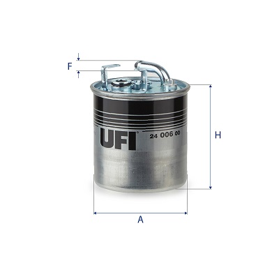 UFI Brændstof-filter 2400600 Filterindsats inlet__mm_916|Indgangs-Ø [mm]|10 height_mm_209|Højde [mm]|100 outer_diameter_mm_497|Yderdiameter [mm]|87 10