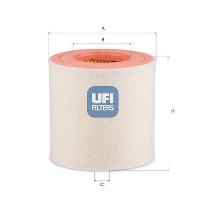 UFI Luftfilter 27.J89.00 Filterindsats outer_diameter_mm_497|Yderdiameter [mm]|170 inner_diameter_1_mm_995|Inder diameter 1 [mm]|89 inner_diameter_2_m