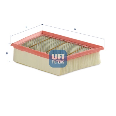 UFI Luftfilter 30.754.00 Filterindsats 68mm for PORSCHE