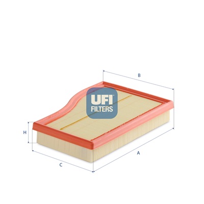 UFI Luftfilter 30f9900 Filterindsats width_1_mm_818|Bredde 1 [mm]|151 47mm for MERCEDES-BENZ