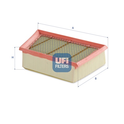 UFI Luftfilter 3075300 Filterindsats 68mm for PORSCHE
