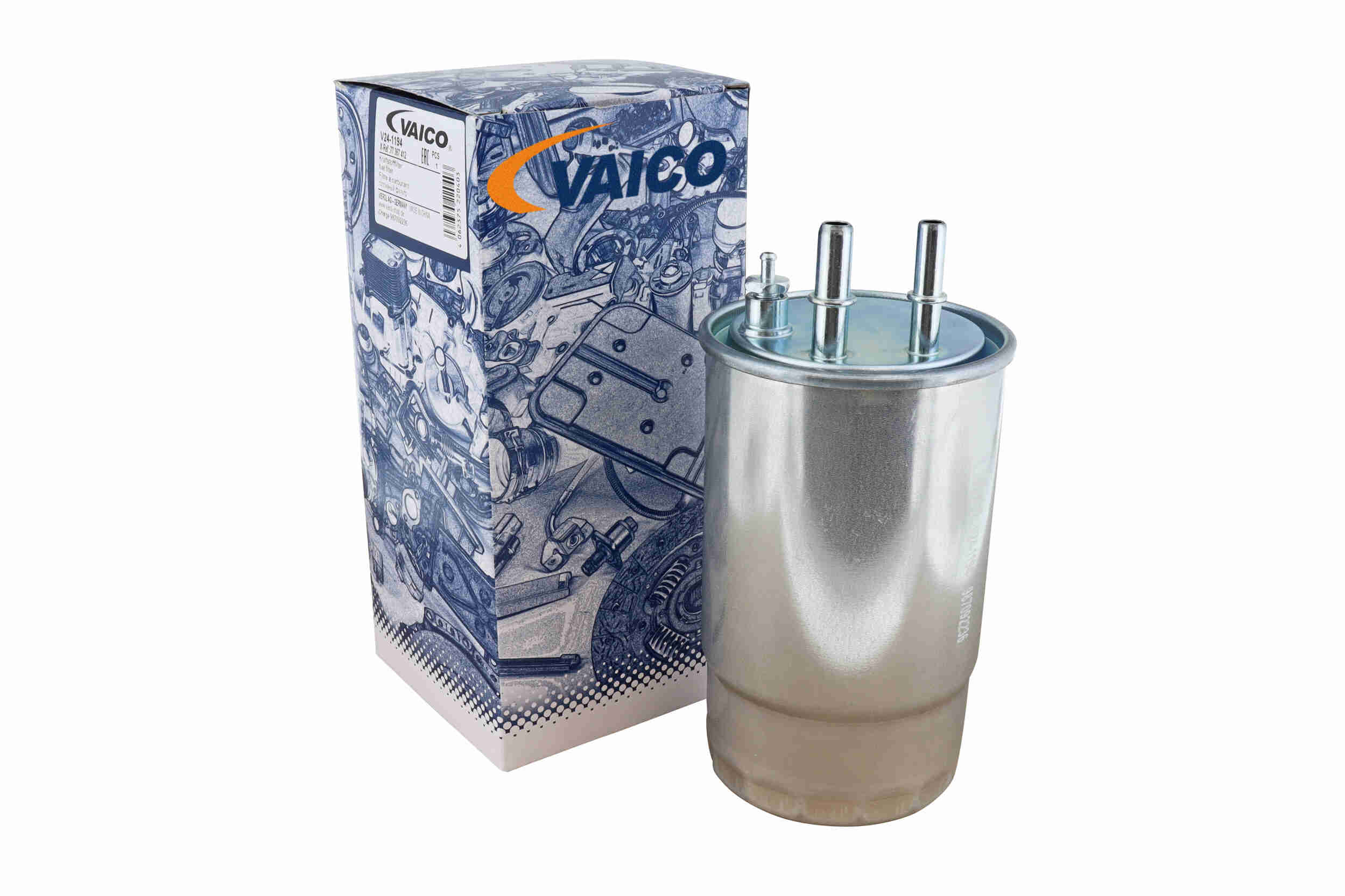 VAICO Brændstof-filter V24-1194 Lednings 195mm for FIAT