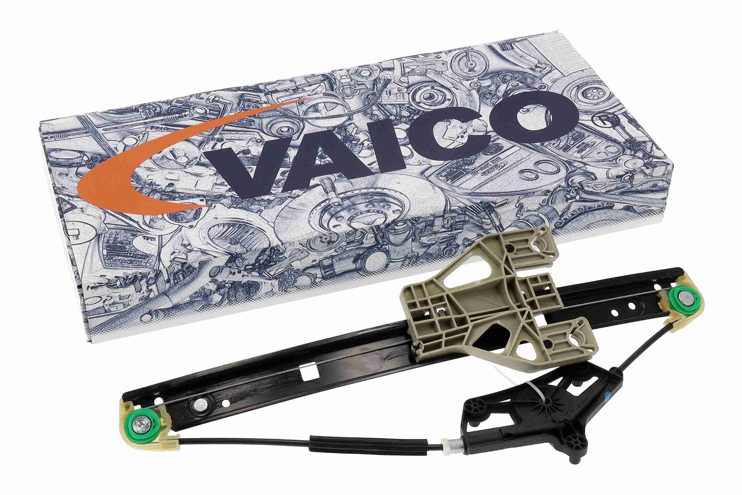 VAICO Vinduesløfter v107666 bagved til højre for VAG