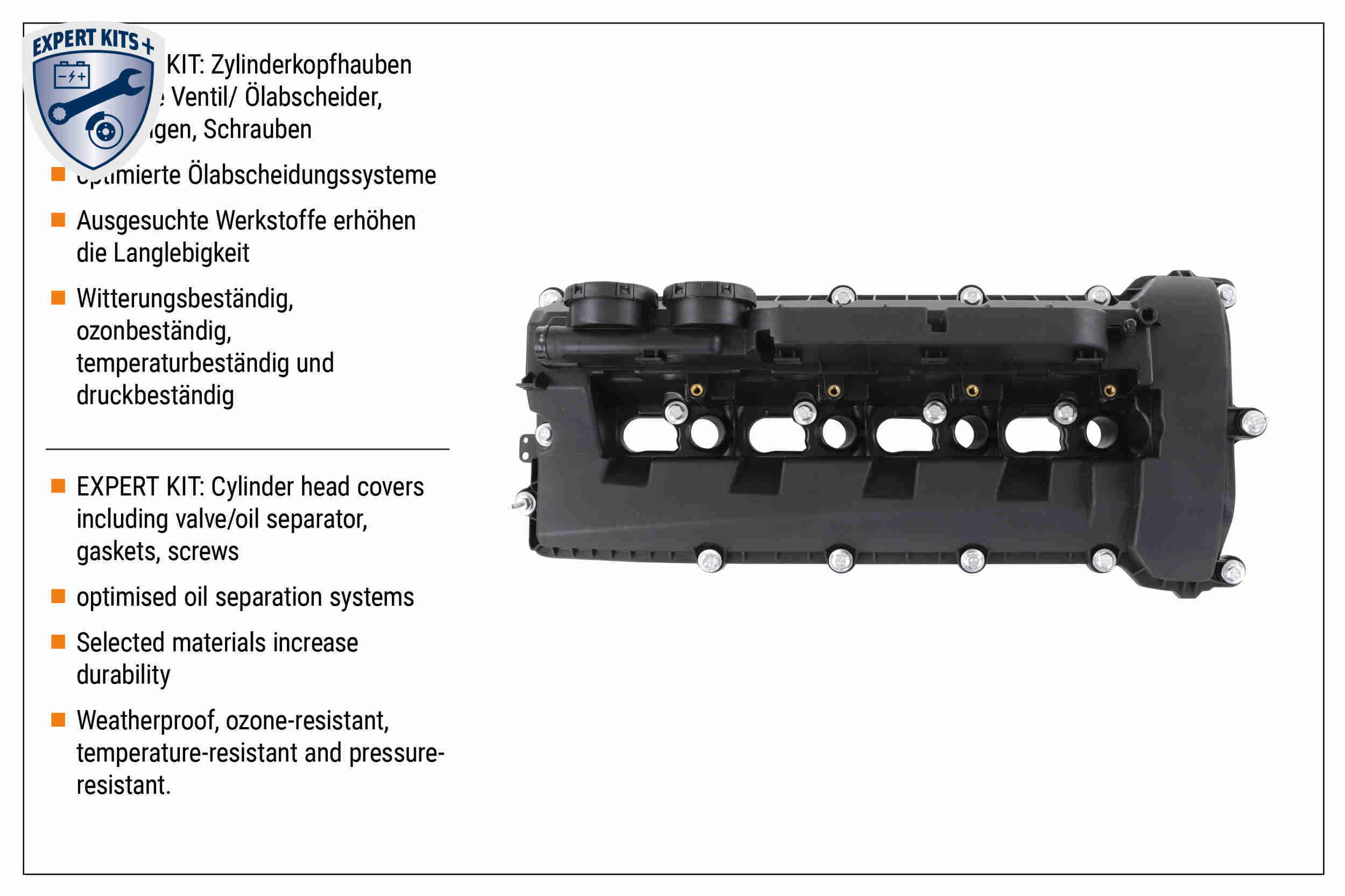 VAICO Topdæksel V48-0552 højre for LAND ROVER