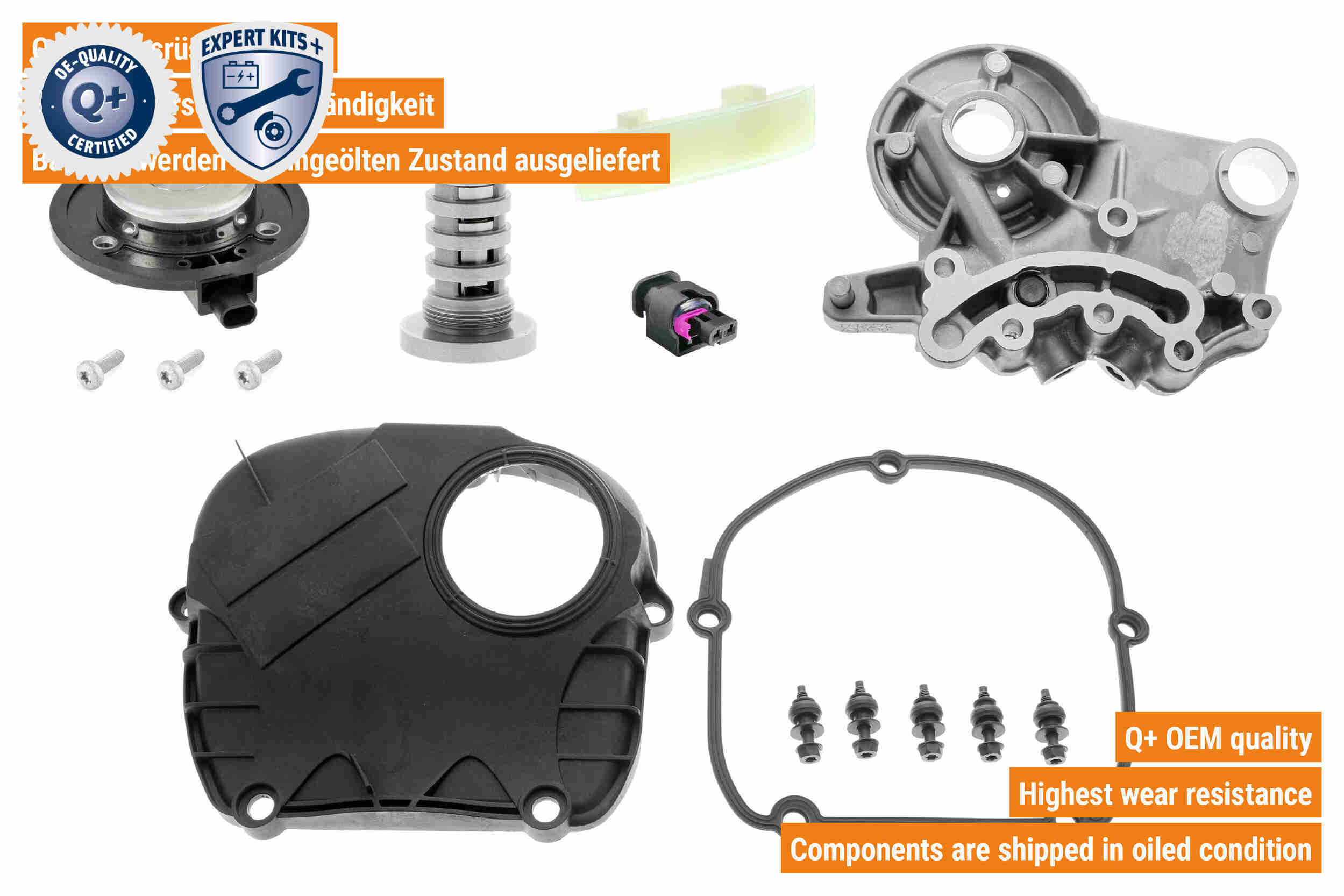 VAICO Reparationssæt, tandhjul-knastaksel V10-2727 for VAG PORSCHE VW