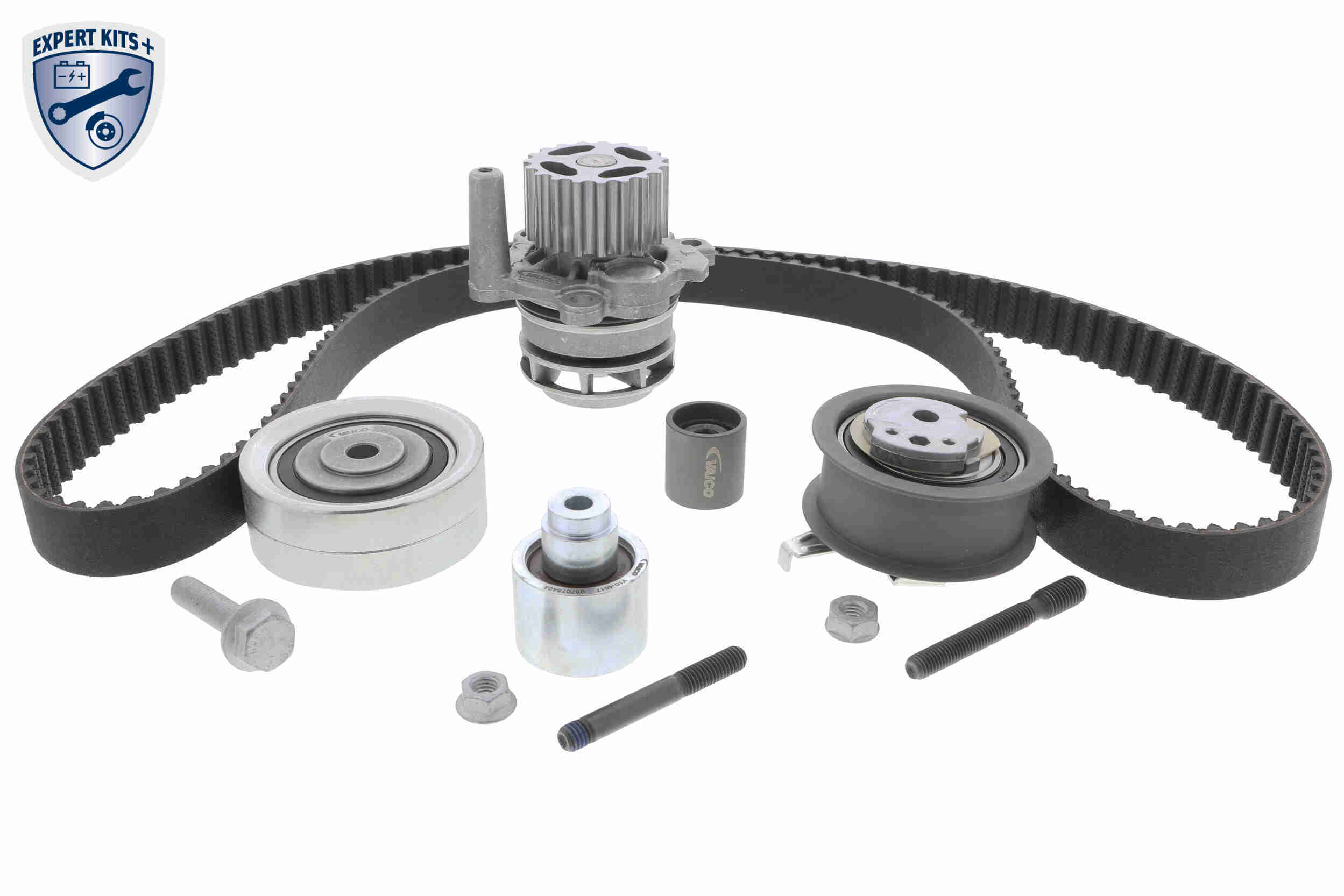 VAICO Vandpumpe + tandremssæt v1050107bek for VW VAG SEAT SKODA