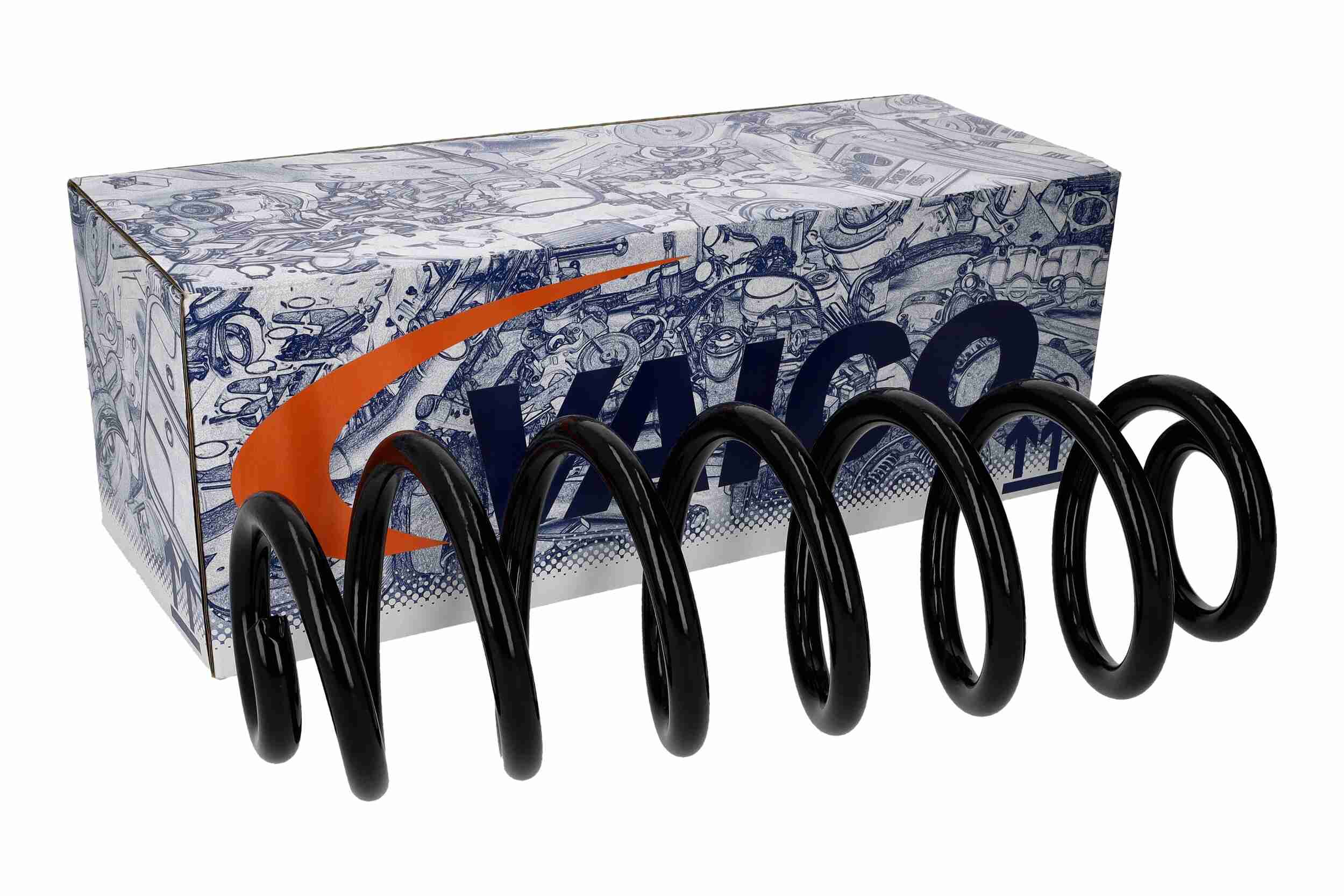 VAICO Fjeder V10-9638 bagaksel for VW