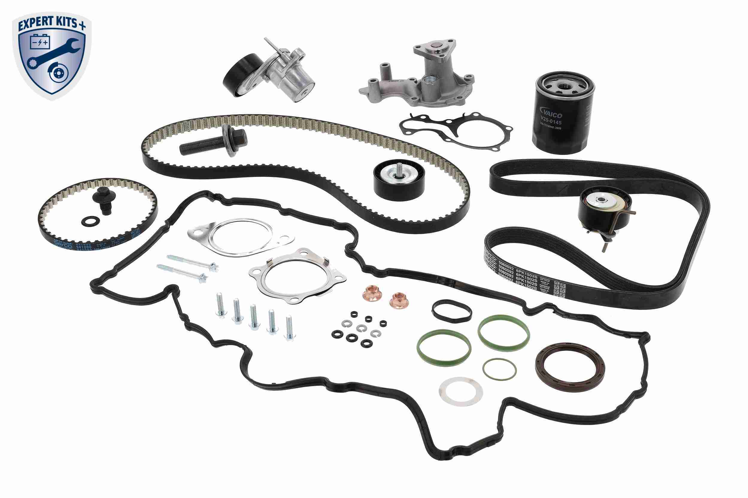 VAICO Vandpumpe + tandremssæt V25-3224 for FORD