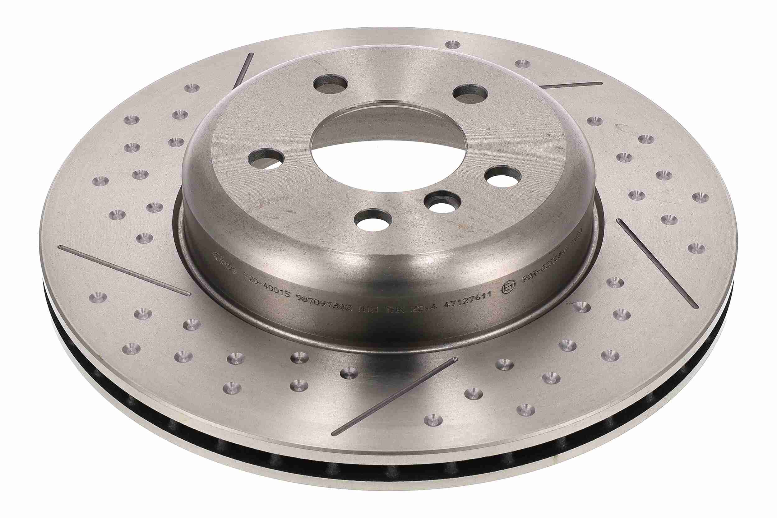 VAICO Bremseskive V20-40015 bagaksel ventileret 345mm 24mm for BMW
