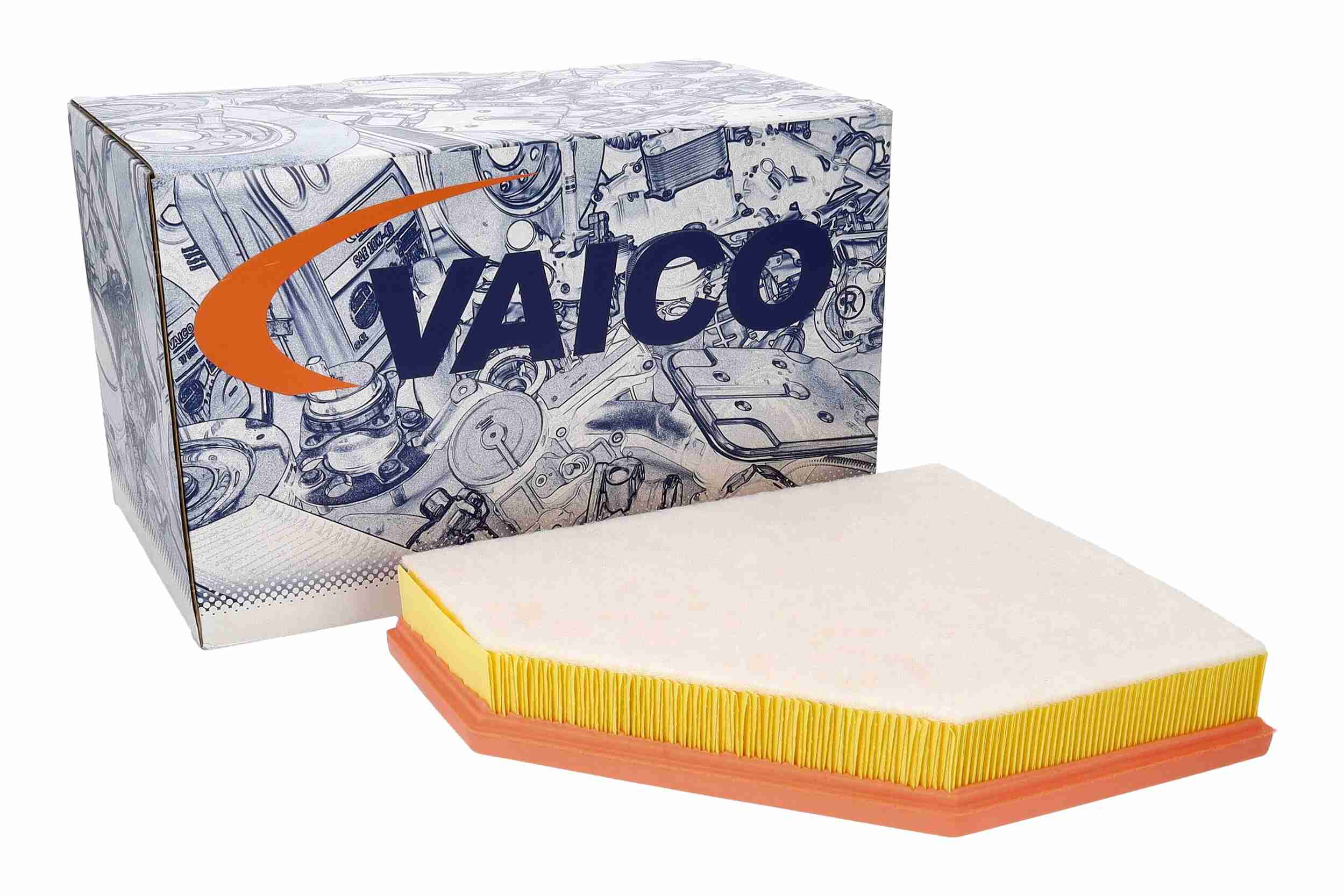 VAICO Luftfilter V20-5164 Filterindsats length_mm_203|Længde [mm]|275 width_mm_206|Bredde [mm]|232 height_mm_209|Højde [mm]|64 64mm for BMW