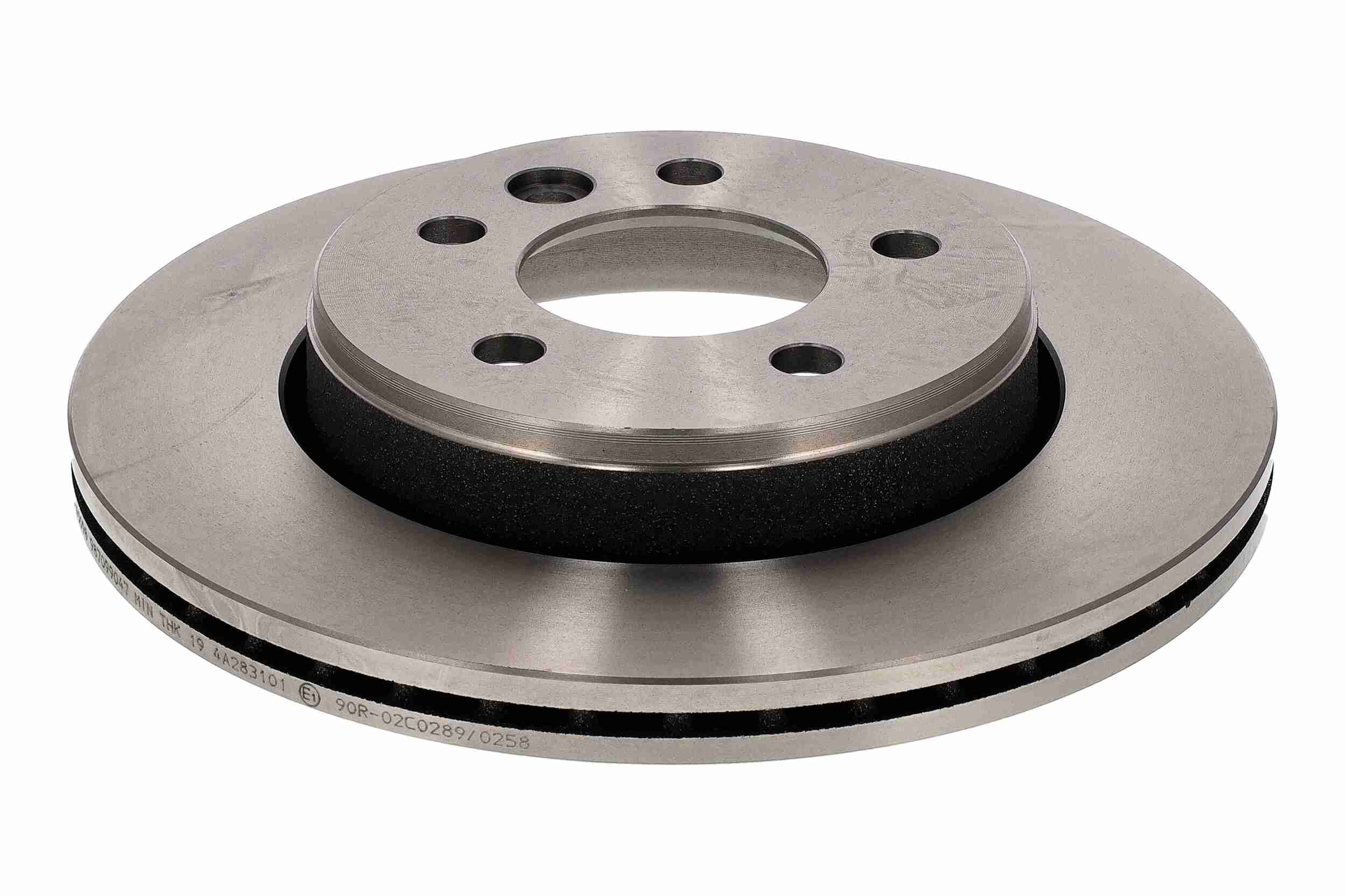 VAICO Bremseskive V10-40098 bagaksel indvendig ventileret 300mm 22mm for VW MAN