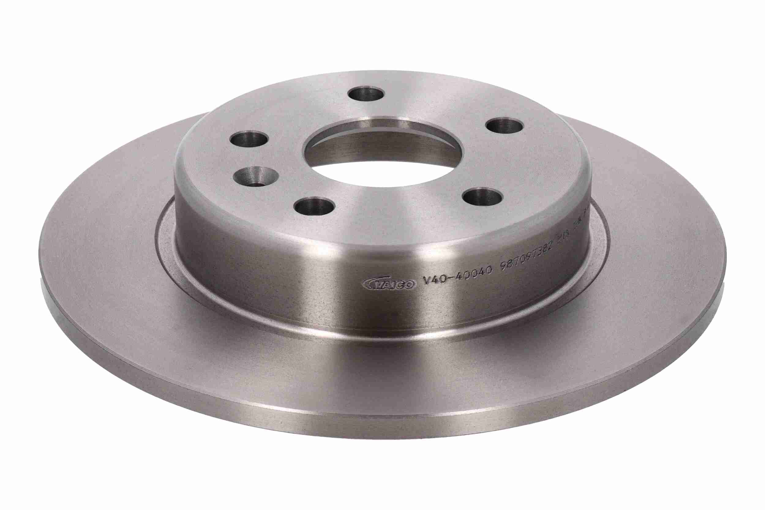 VAICO Bremseskive V40-40040 bagaksel fuld 264mm 10mm for OPEL