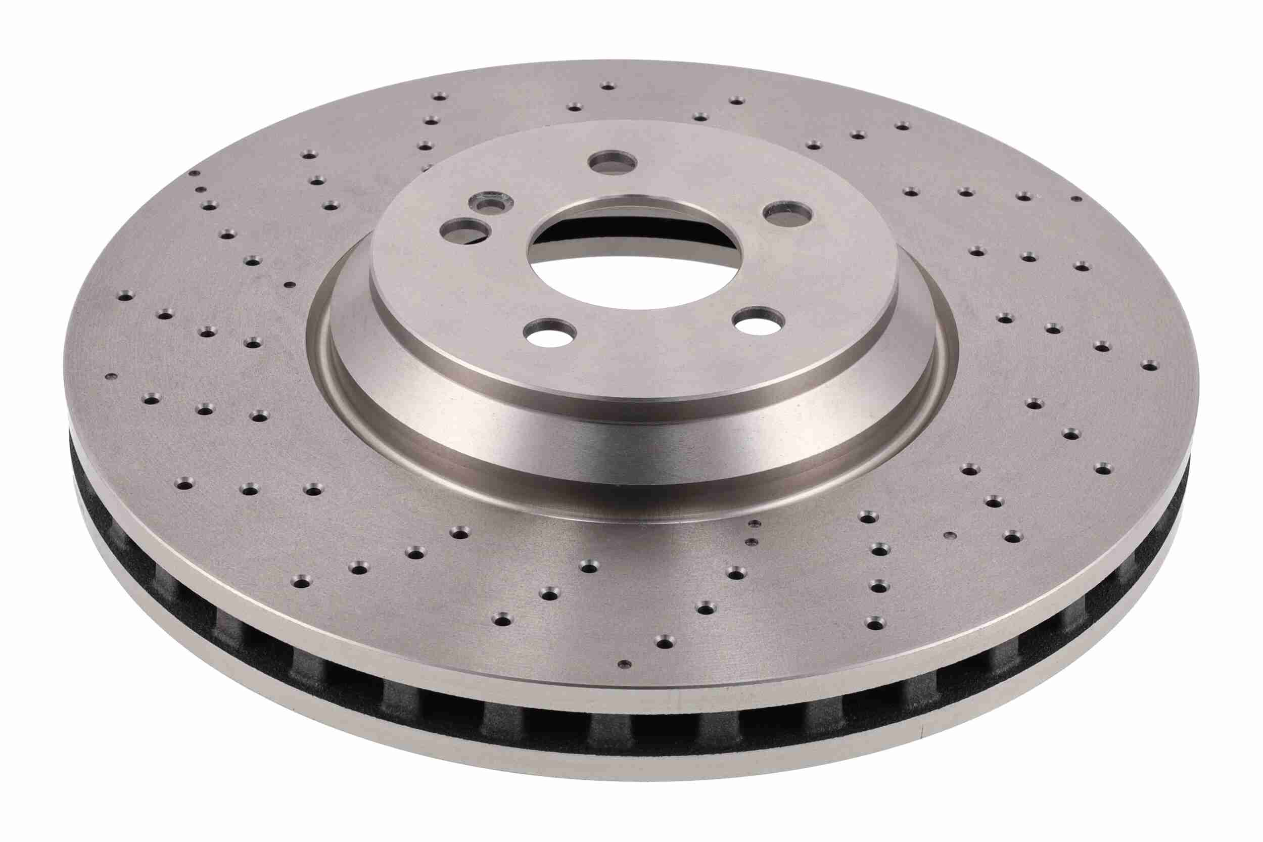 VAICO Bremseskive V30-80065 foraksel perforeret 370mm for MERCEDES-BENZ