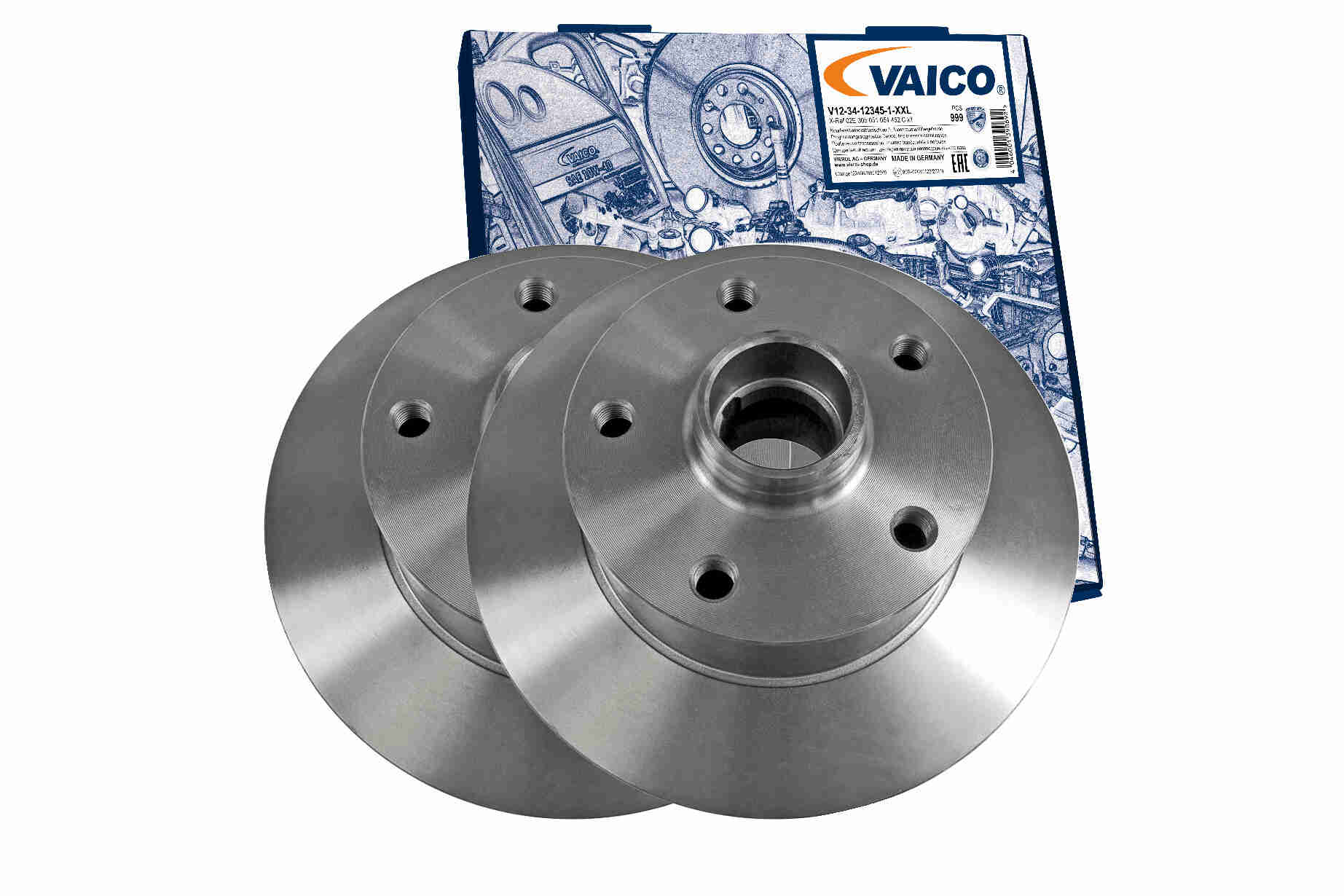 VAICO Bremseskive V10-40011 bagaksel fuld 245mm 10mm for VAG