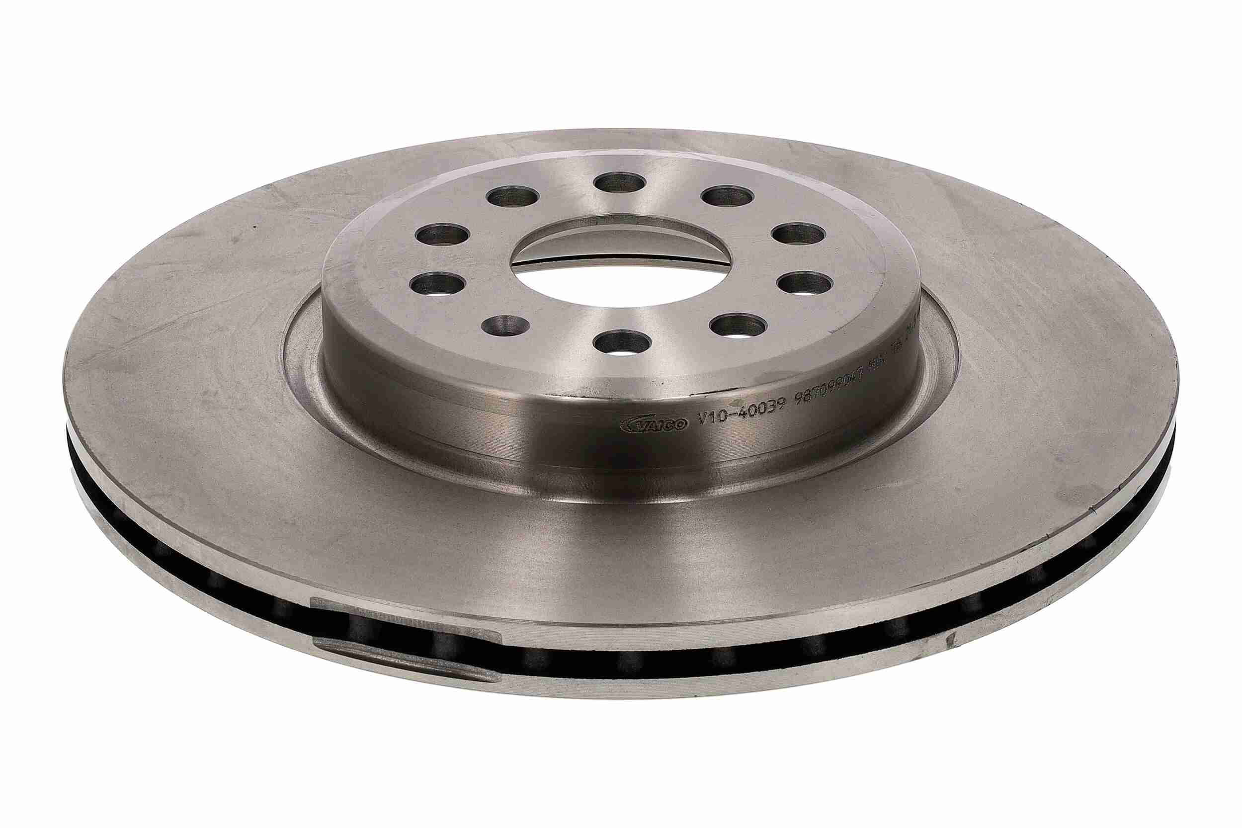VAICO Bremseskive V10-40039 foraksel ventileret 330mm 22,8mm for AUDI