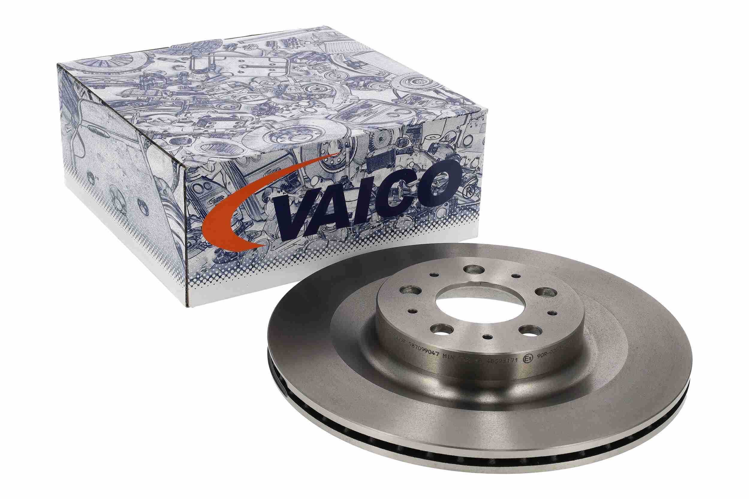 VAICO Bremseskive V58-40008 bagaksel ventileret 335mm 20mm for TESLA