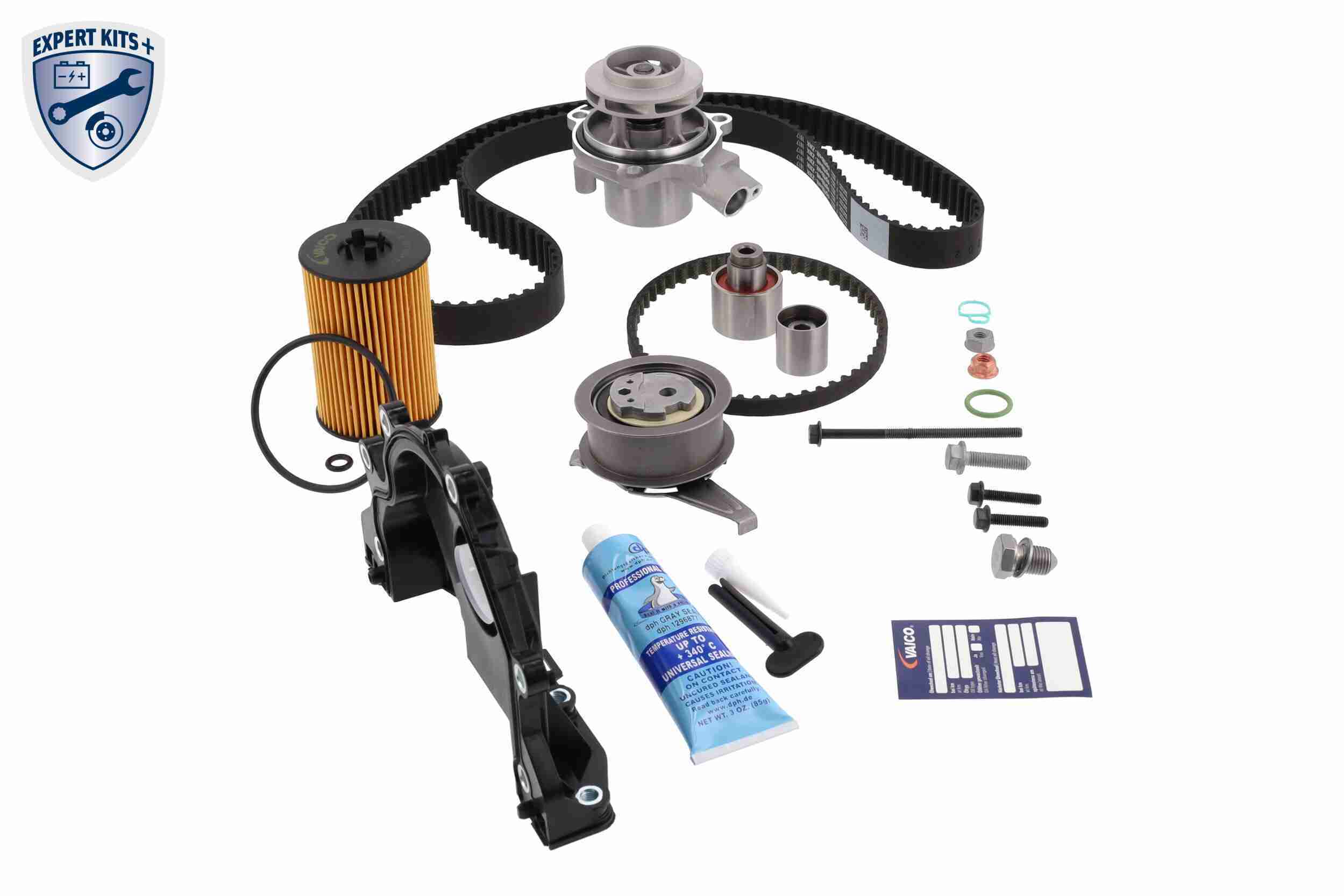 VAICO Vandpumpe + tandremssæt V10-000379 for VW