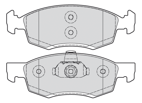 VALEO Bremseklodser 301017 foraksel for DACIA