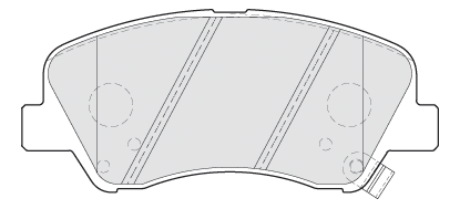 VALEO Bremseklodser 301021 foraksel for HYUNDAI KIA