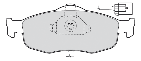VALEO Bremseklodser 301033 foraksel for FORD FORD USA