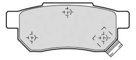 VALEO Bremseklodser 301053 bagaksel for HONDA ROVER LOTUS