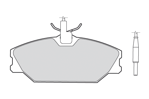 VALEO Bremseklodser 301061 foraksel for RENAULT ALPINE