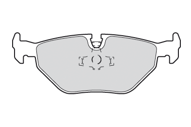 VALEO Bremseklodser 301259 bagaksel for BMW