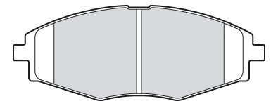 VALEO Bremseklodser 301316 foraksel for FSO DAEWOO CHEVROLET JETOUR