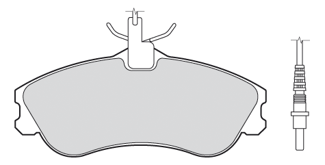 VALEO Bremseklodser 301326 foraksel for PEUGEOT CITROËN