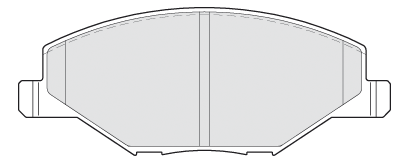 VALEO Bremseklodser 301354 foraksel for VW