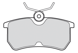 VALEO Bremseklodser 301431 bagaksel for FORD