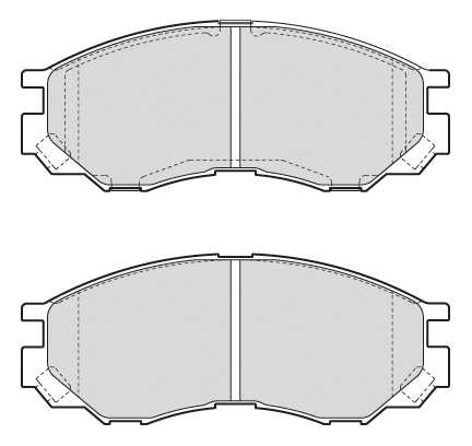 VALEO Bremseklodser 301522 foraksel for MITSUBISHI CHANGFENG TIANQI MEIYA