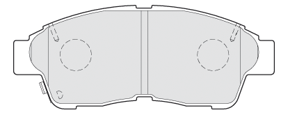 VALEO Bremseklodser 301551 foraksel for TOYOTA