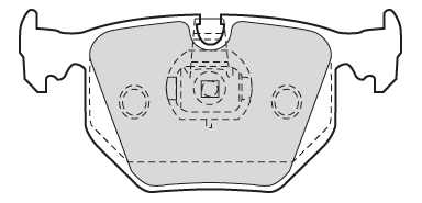 VALEO Bremseklodser 301580 bagaksel for BMW ALPINA MASERATI