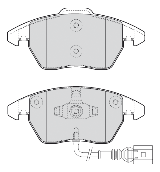 VALEO Bremseklodser 301635 foraksel for VW VW (SVW)