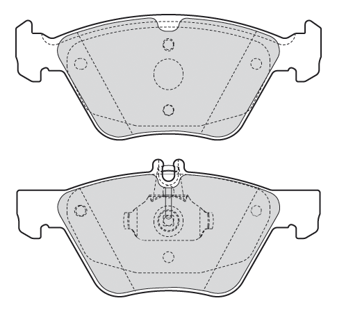 VALEO Bremseklodser 301636 foraksel for MERCEDES-BENZ CHRYSLER