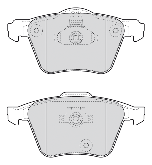 VALEO Bremseklodser 301657 foraksel for VOLVO