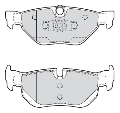 VALEO Bremseklodser 301703 bagaksel for BMW (BRILLIANCE) BMW