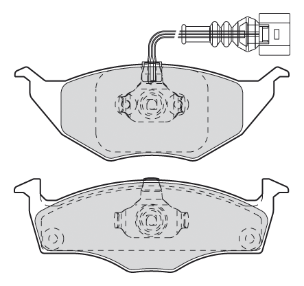 VALEO Bremseklodser 301734 foraksel for AUDI