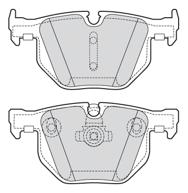 VALEO Bremseklodser 301754 bagaksel for BMW BMW (BRILLIANCE)