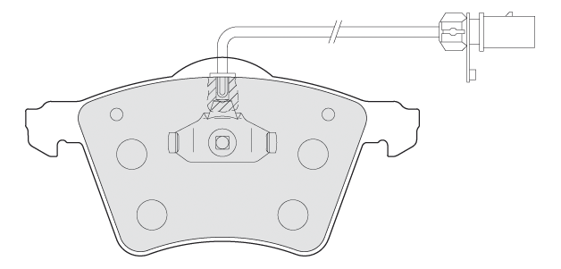 VALEO Bremseklodser 301801 foraksel for FORD VW