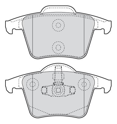 VALEO Bremseklodser 301829 bagaksel for VOLVO VOLVO ASIA