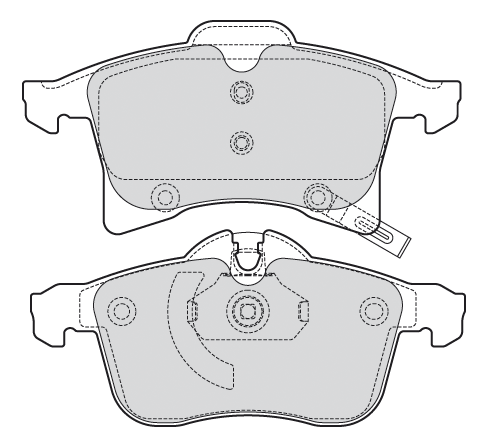 VALEO Bremseklodser 301860 foraksel for OPEL VAUXHALL
