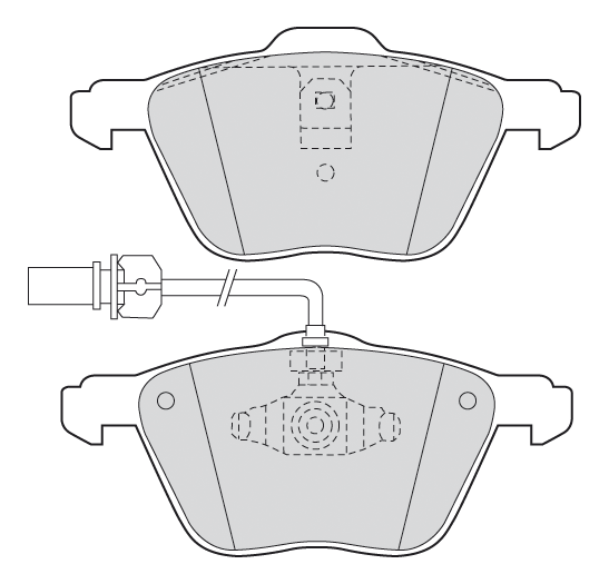 VALEO Bremseklodser 301565 foraksel for FORD VW
