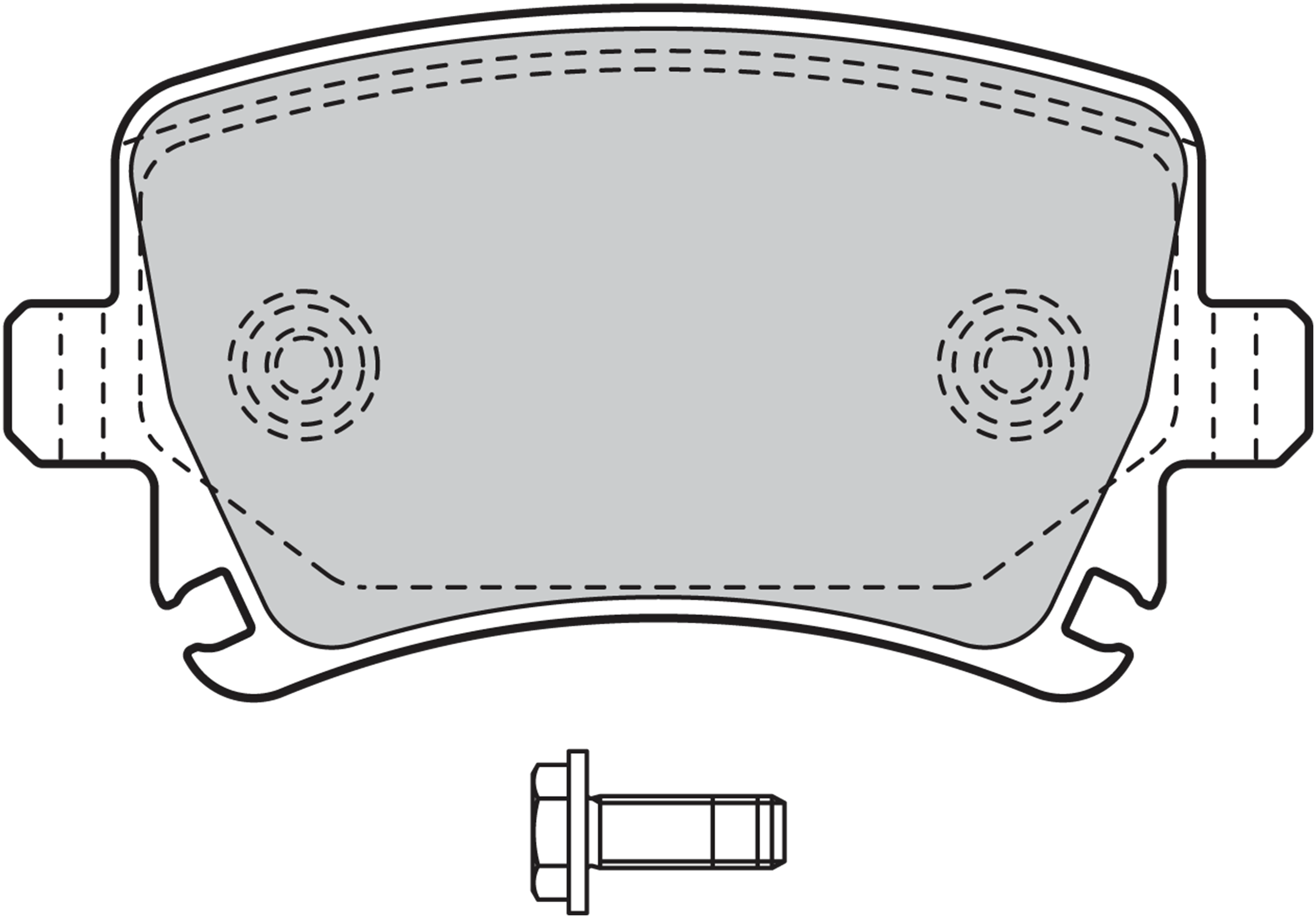 VALEO Bremseklodser 598752 bagaksel for VW (SVW) AUDI AUDI (FAW) VW SKODA (SVW) SEAT VW (FAW)