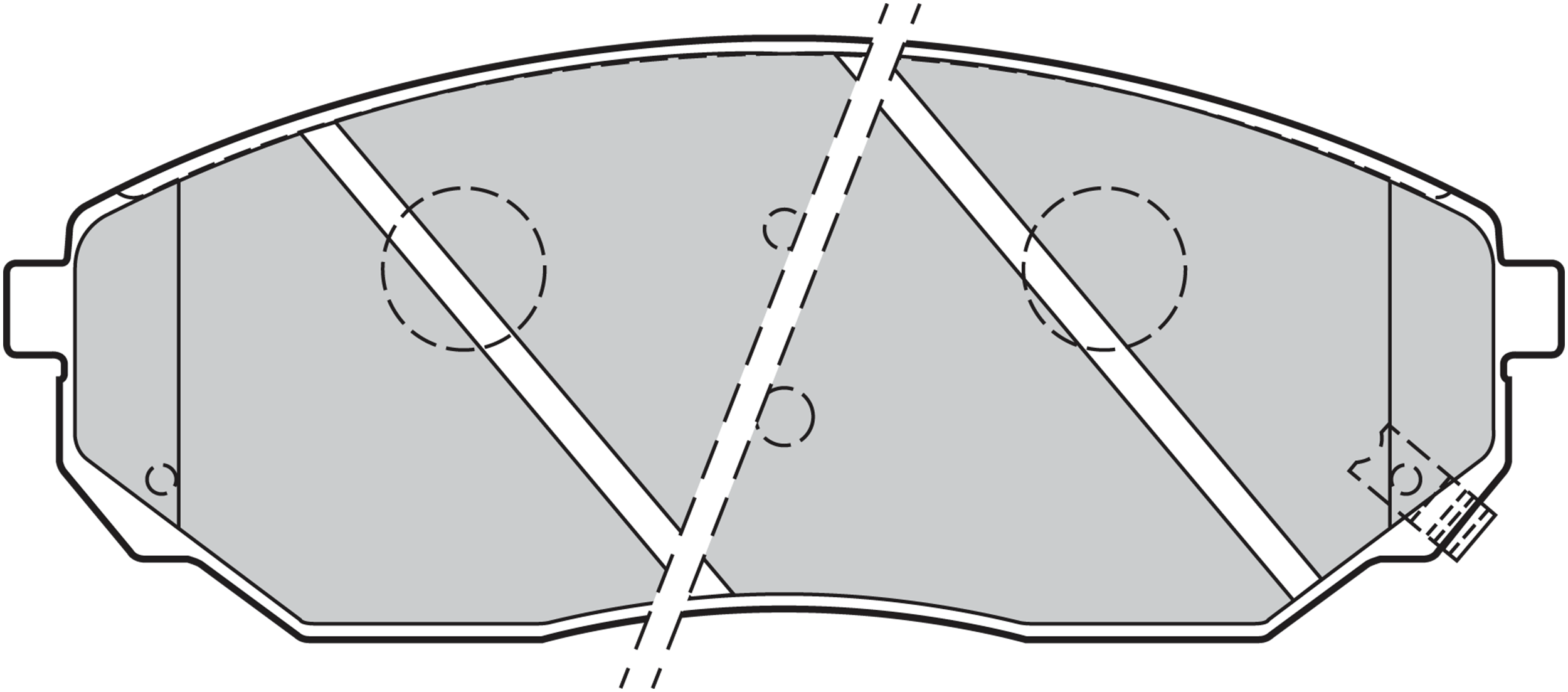 VALEO Bremseklodser 301654 foraksel for KIA